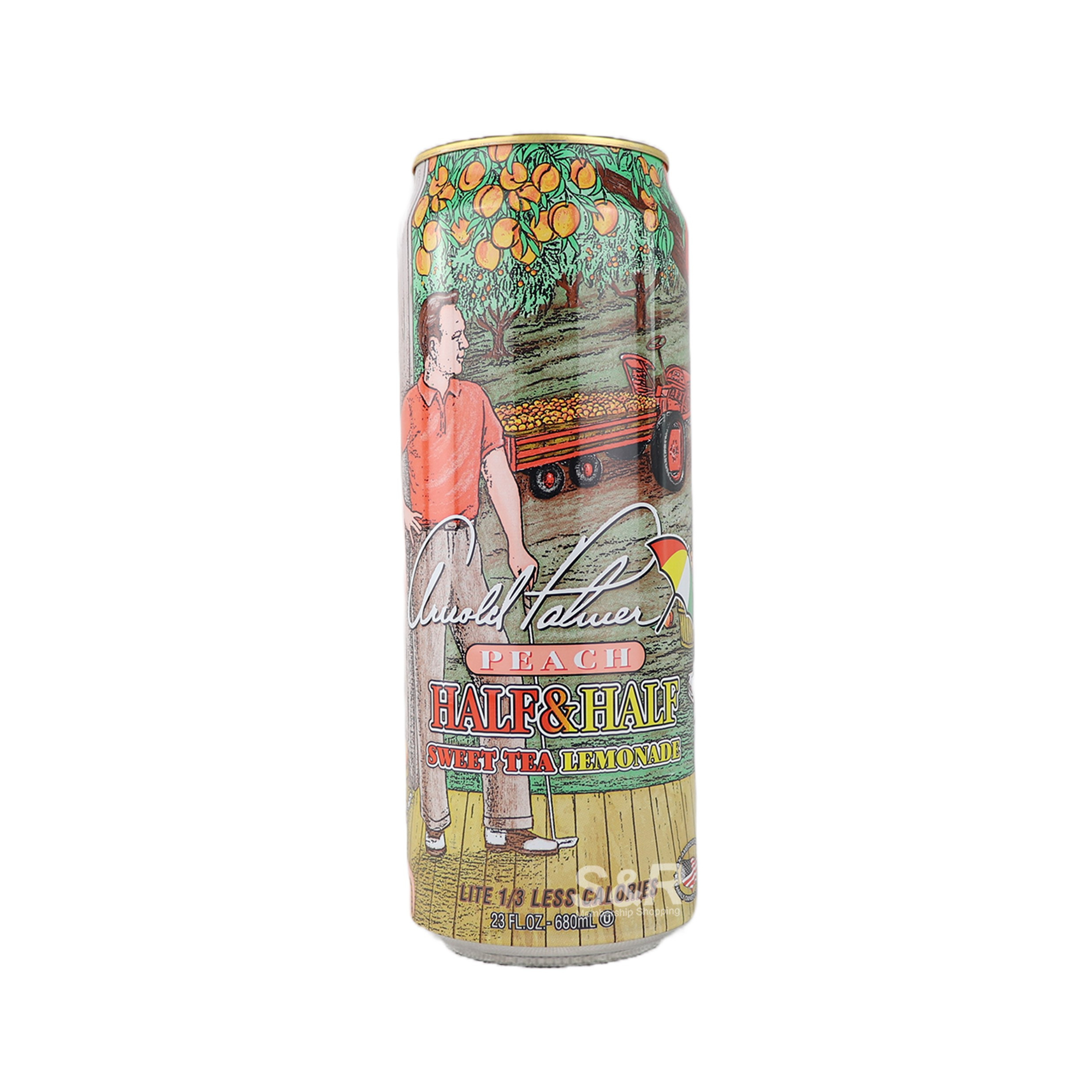 AriZona Arnold Palmer Peach Half & Half Sweet Tea Lemonade 680mL